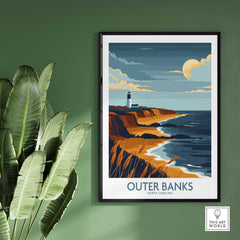 Outer Banks Travel Poster-This Art World