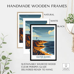 Outer Banks Travel Poster-This Art World