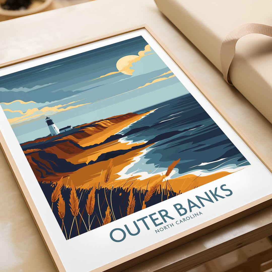Outer Banks Travel Poster-This Art World