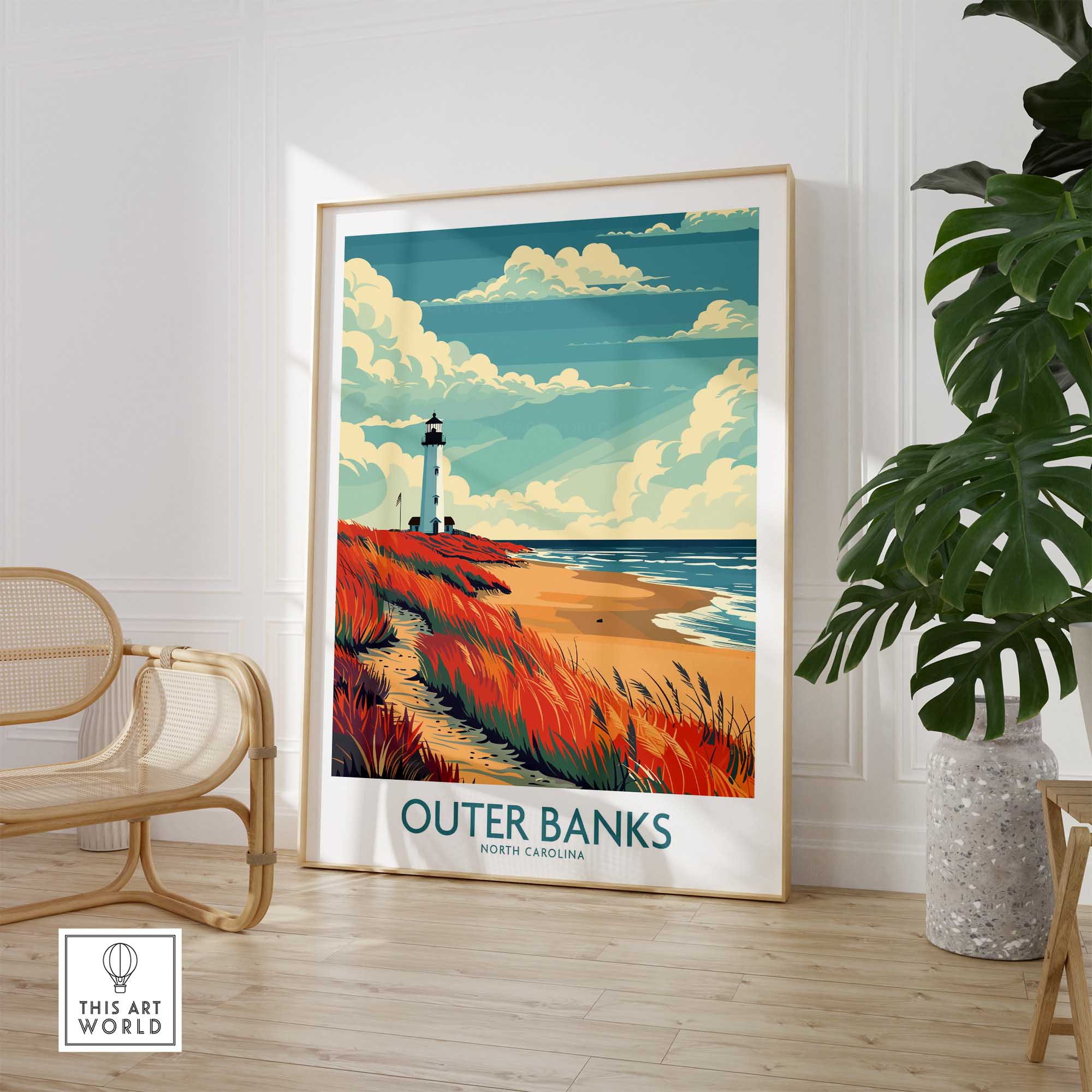 Outer Banks Travel Print-This Art World