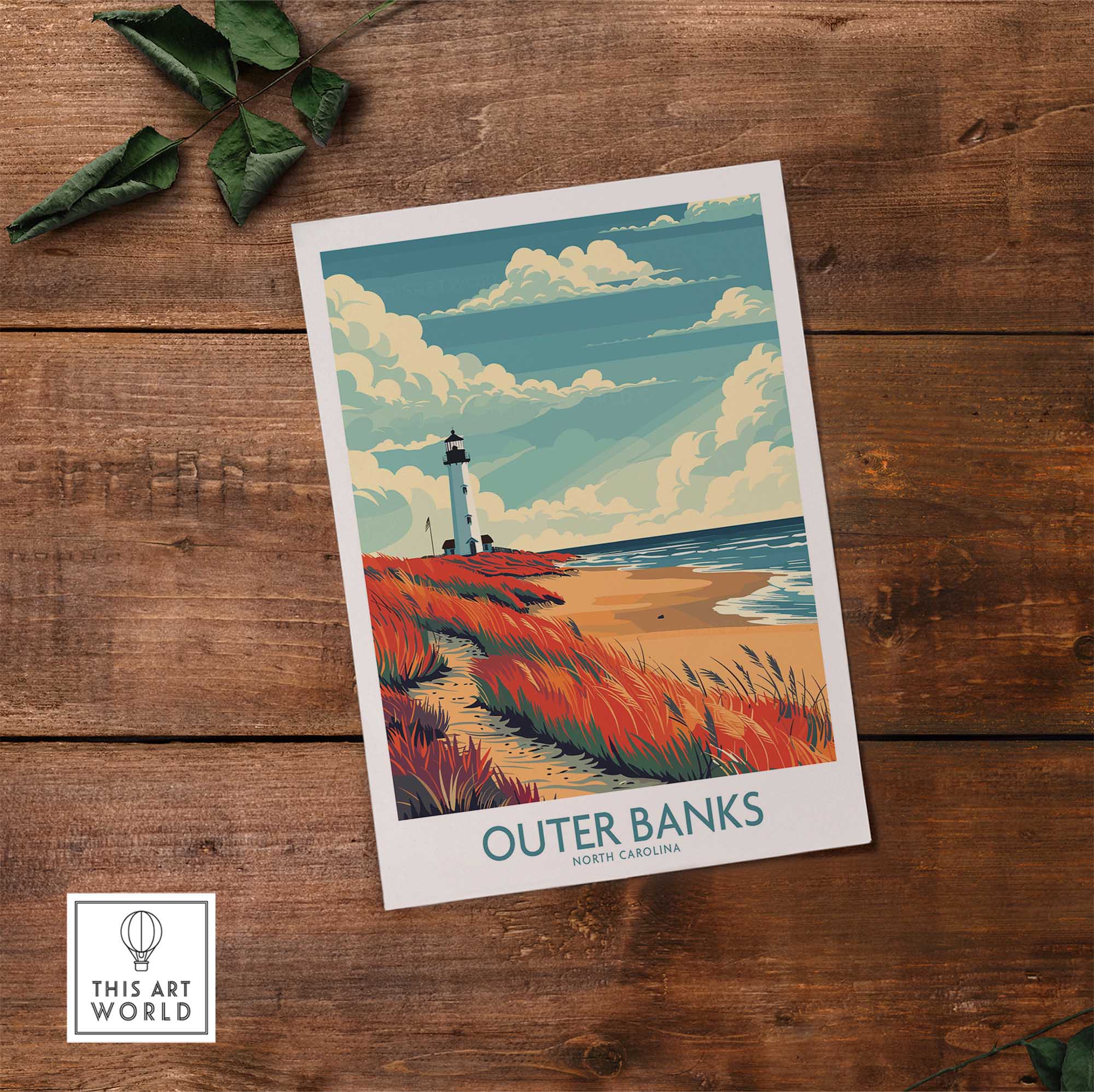 Outer Banks Travel Print-This Art World