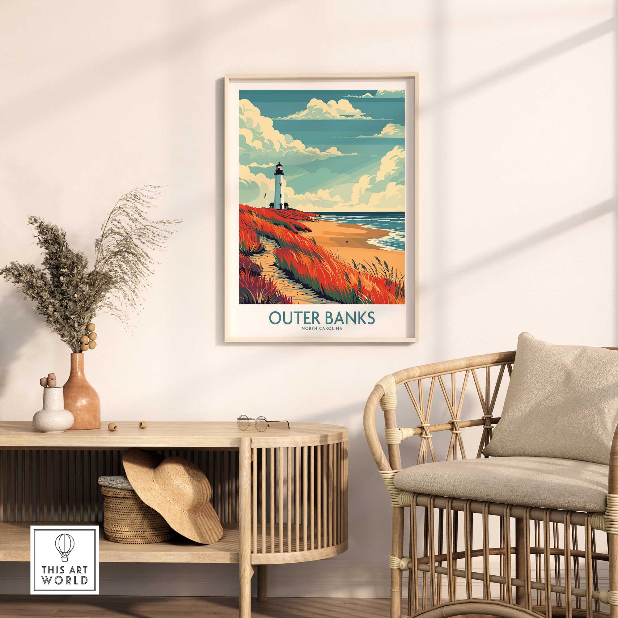 Outer Banks Travel Print-This Art World