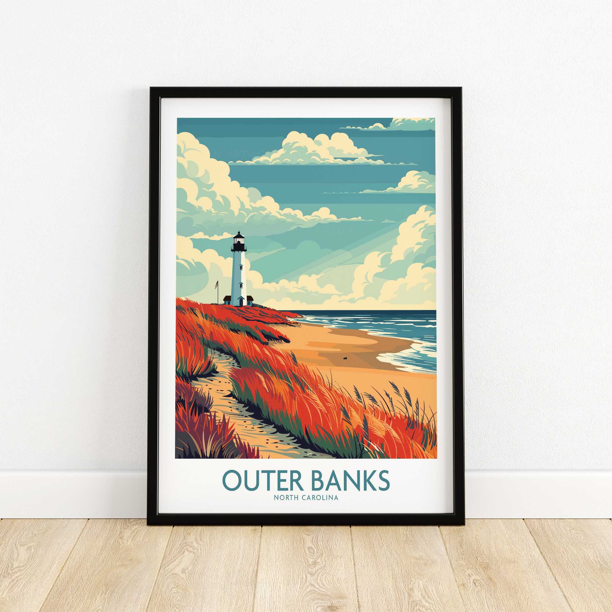 Outer Banks Travel Print-This Art World