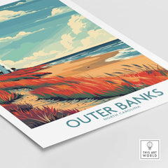 Outer Banks Travel Print-This Art World