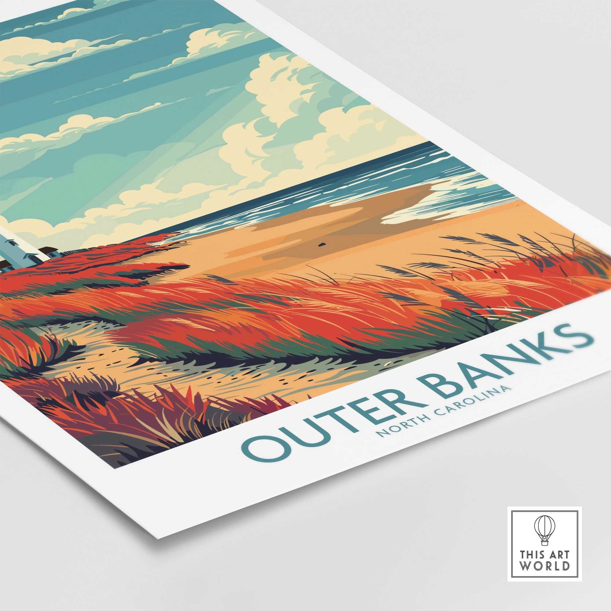 Outer Banks Travel Print-This Art World