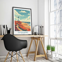 Outer Banks Travel Print-This Art World