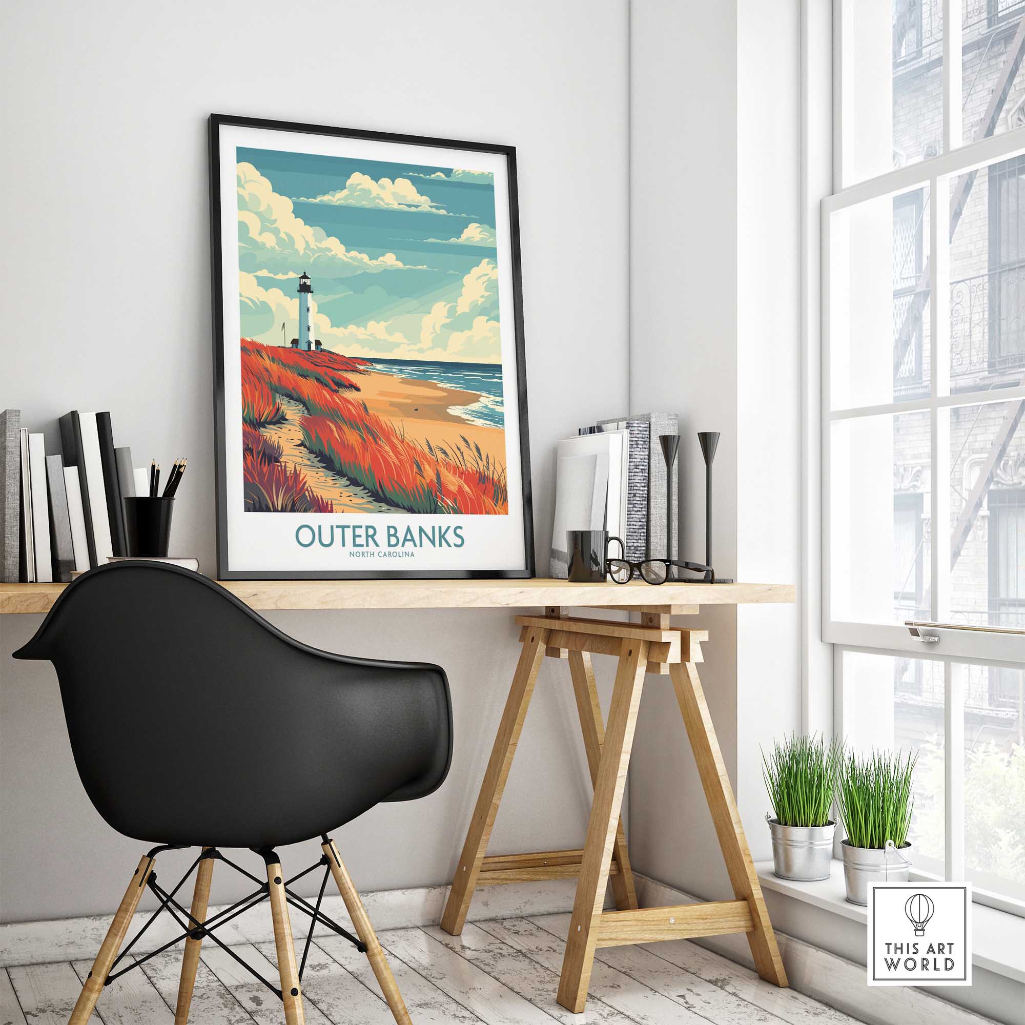 Outer Banks Travel Print-This Art World