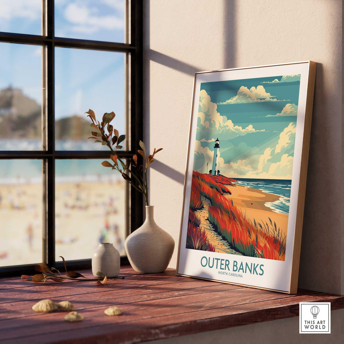 Outer Banks Travel Print-This Art World