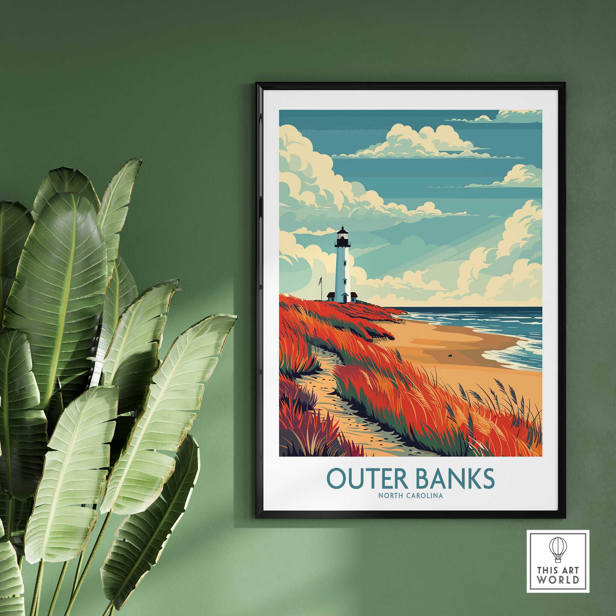 Outer Banks Travel Print-This Art World