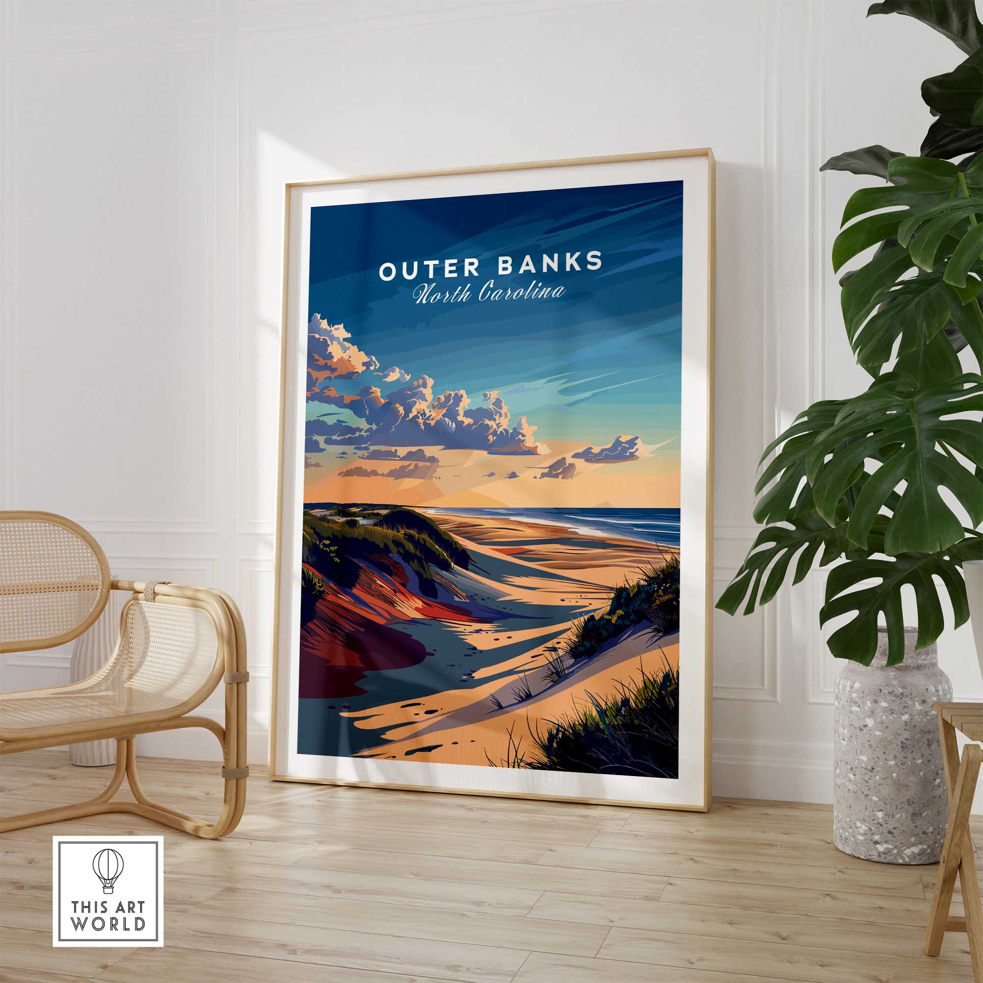 Outer Banks Wall Art North Carolina-This Art World
