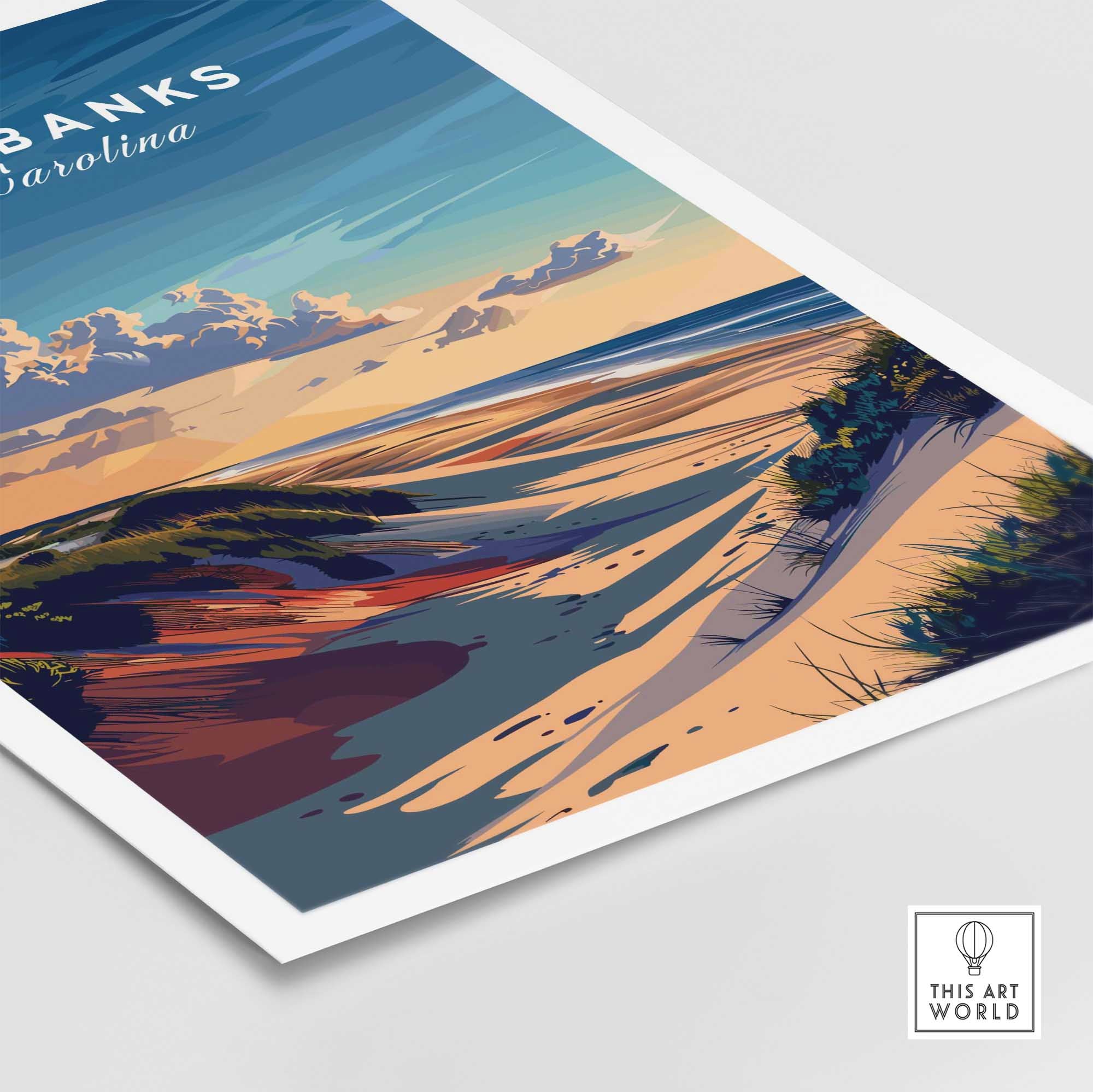 Outer Banks Wall Art North Carolina-This Art World