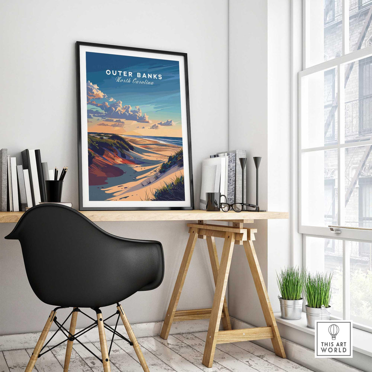 Outer Banks Wall Art North Carolina-This Art World
