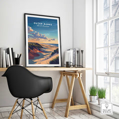 Outer Banks Wall Art North Carolina-This Art World