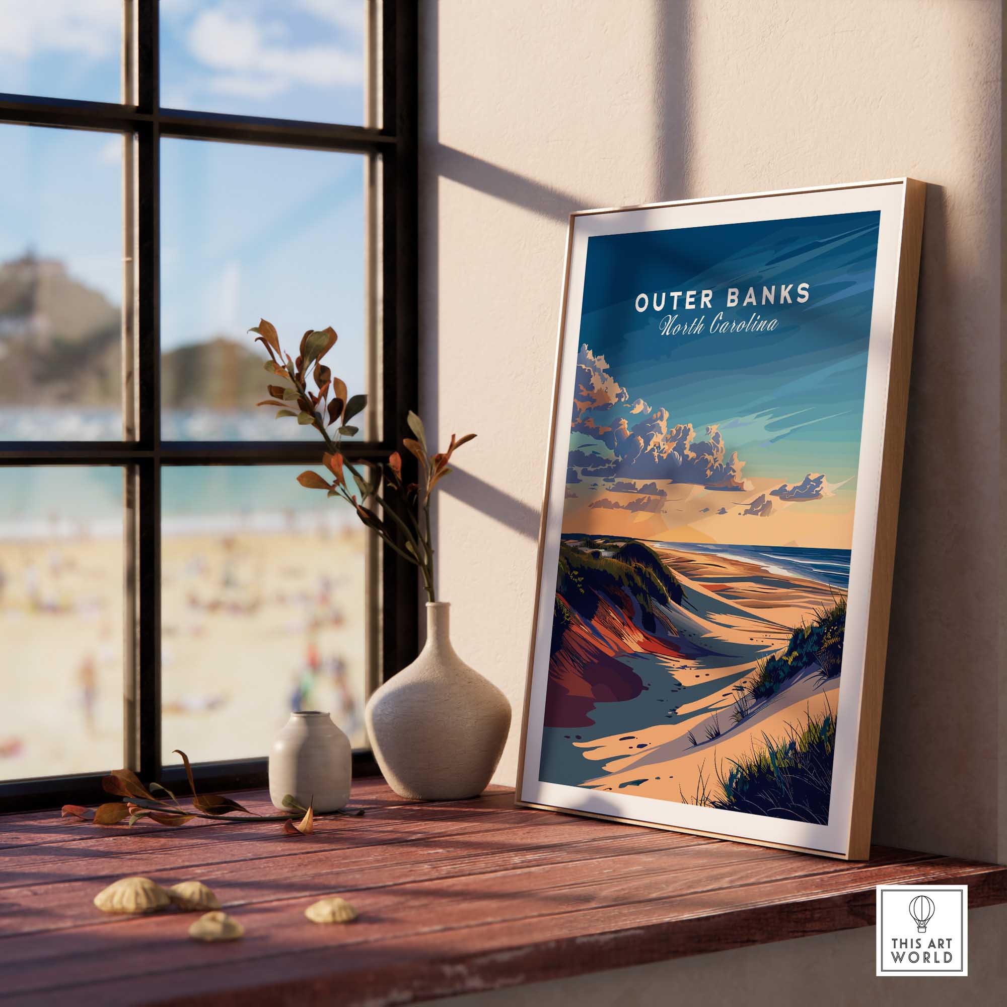 Outer Banks Wall Art North Carolina-This Art World