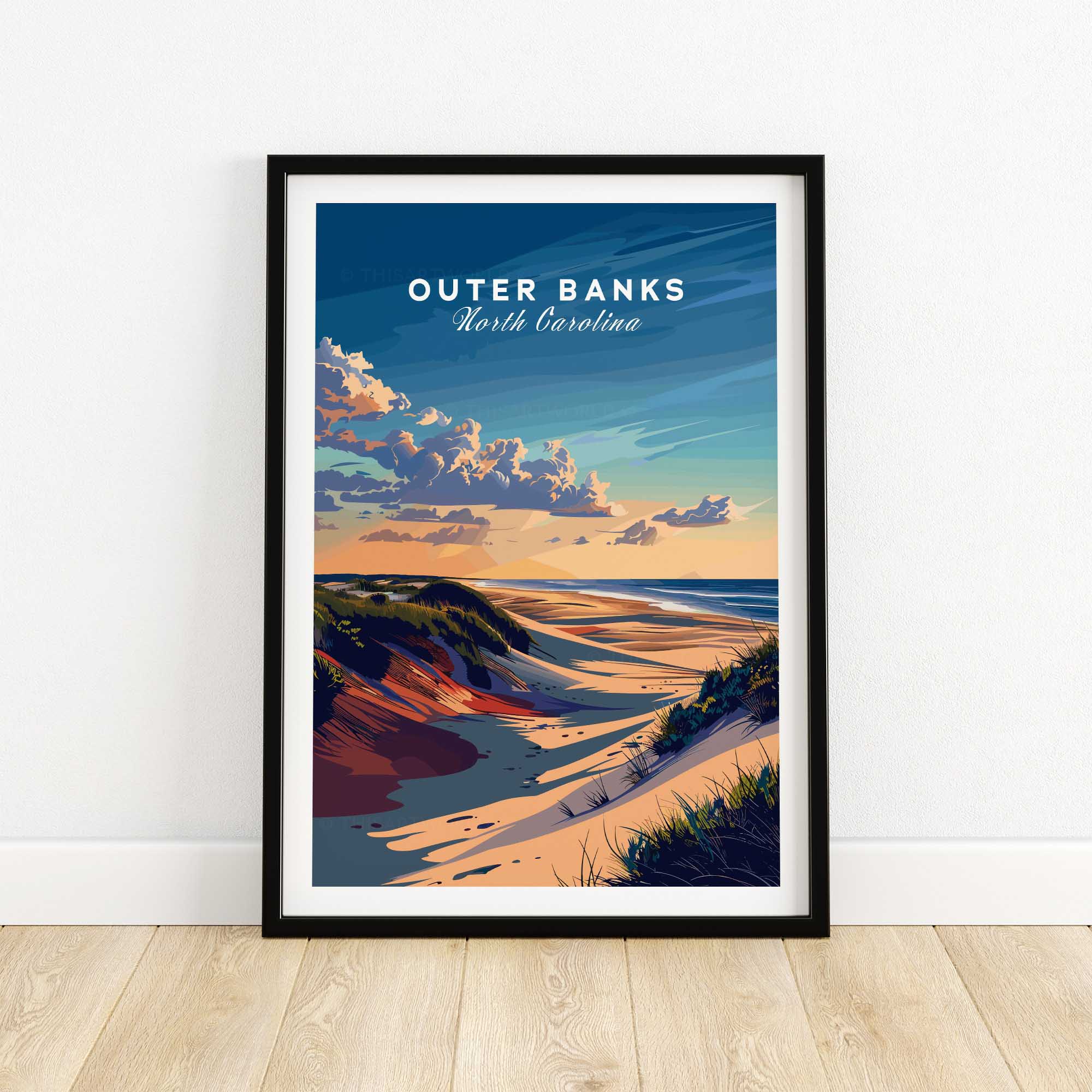 Outer Banks Wall Art North Carolina-This Art World