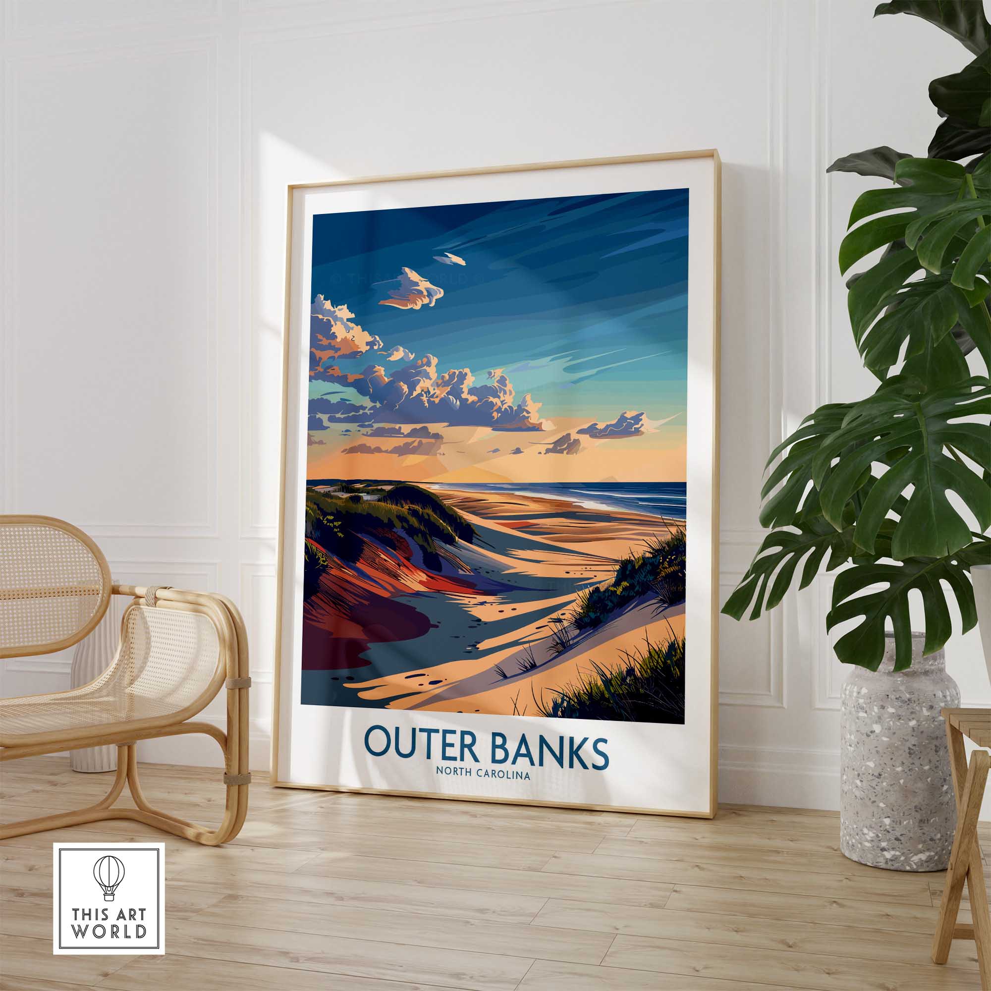 Outer Banks Wall Art Print-This Art World