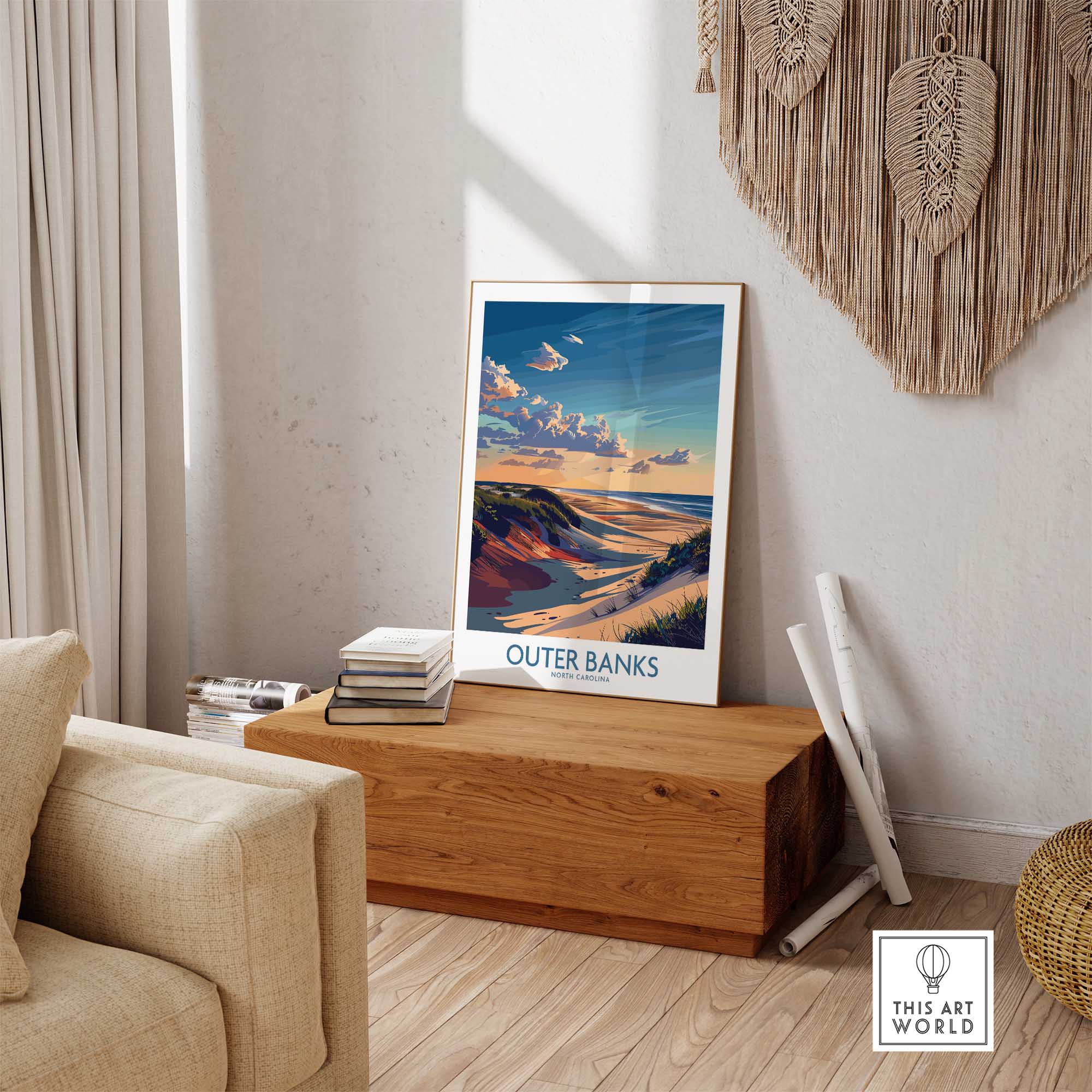 Outer Banks Wall Art Print-This Art World