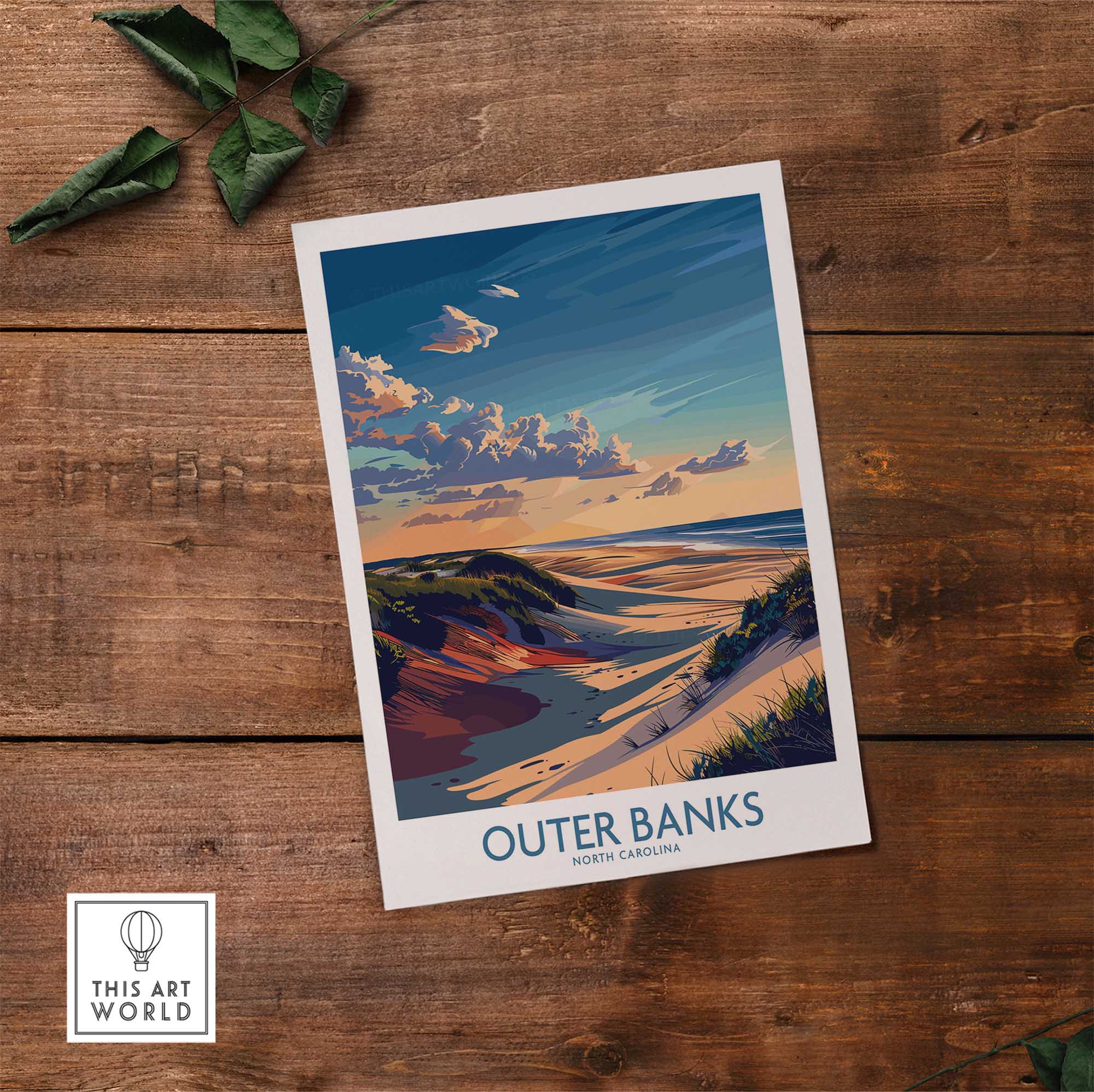 Outer Banks Wall Art Print-This Art World