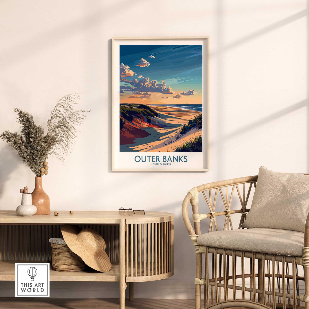 Outer Banks Wall Art Print-This Art World