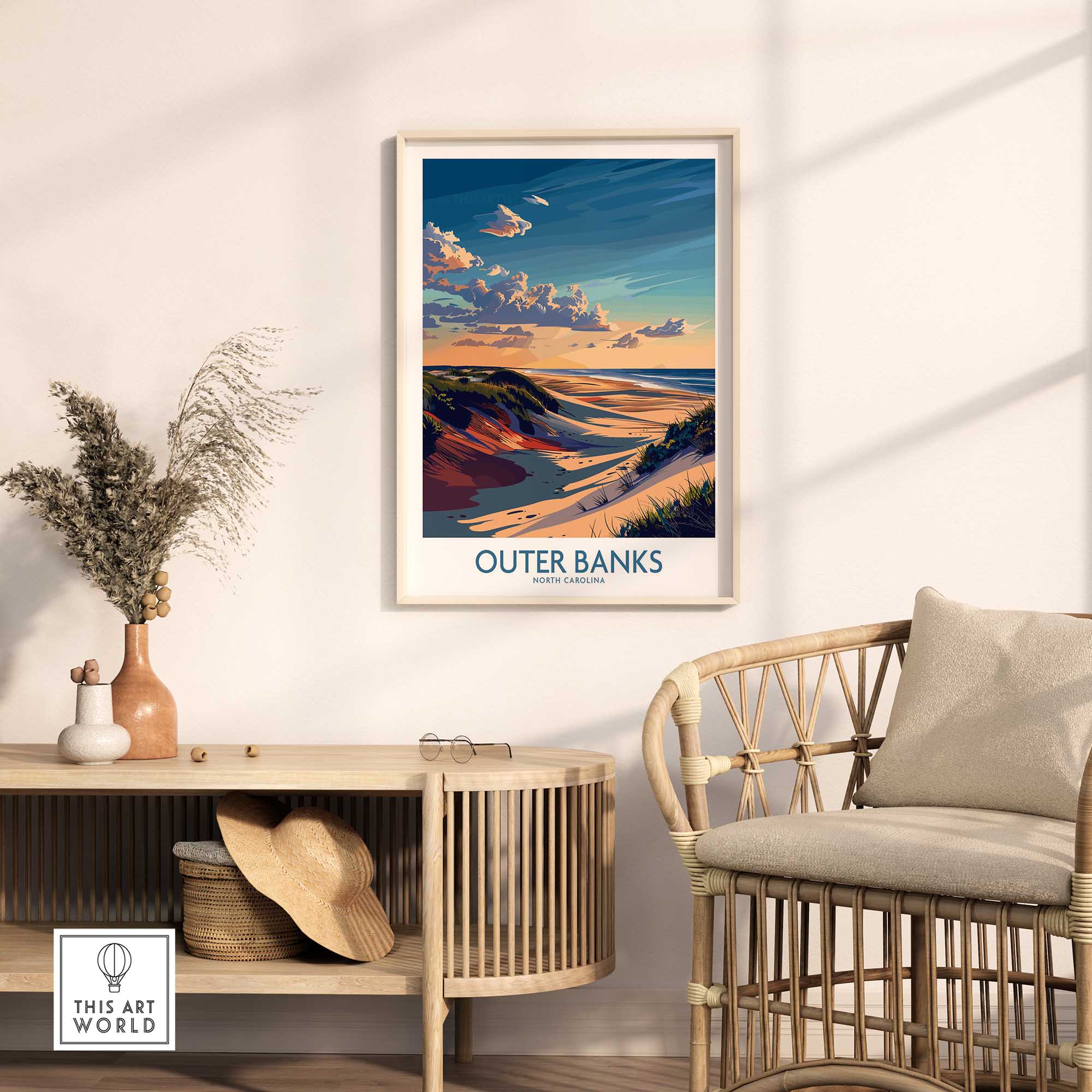 Outer Banks Wall Art Print-This Art World