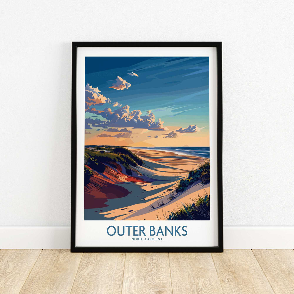 Outer Banks Wall Art Print-This Art World
