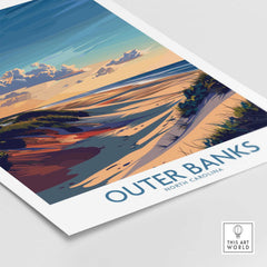 Outer Banks Wall Art Print-This Art World