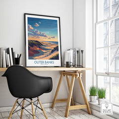 Outer Banks Wall Art Print-This Art World