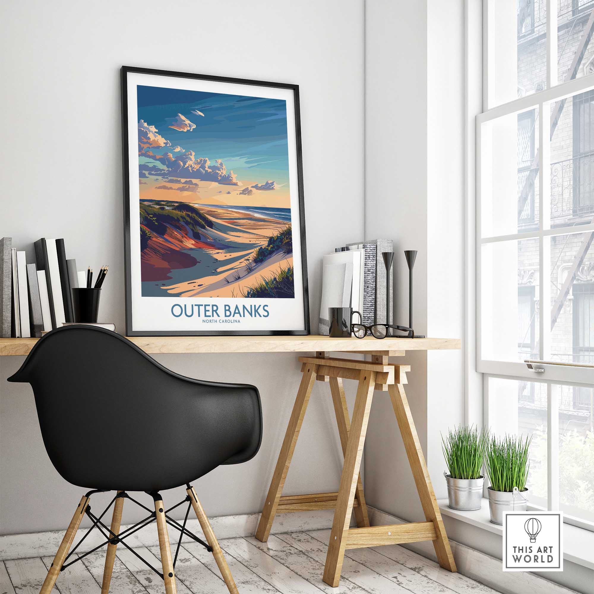 Outer Banks Wall Art Print-This Art World