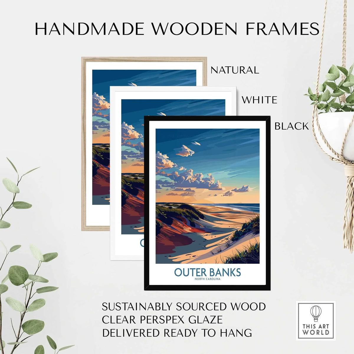 Outer Banks Wall Art Print-This Art World