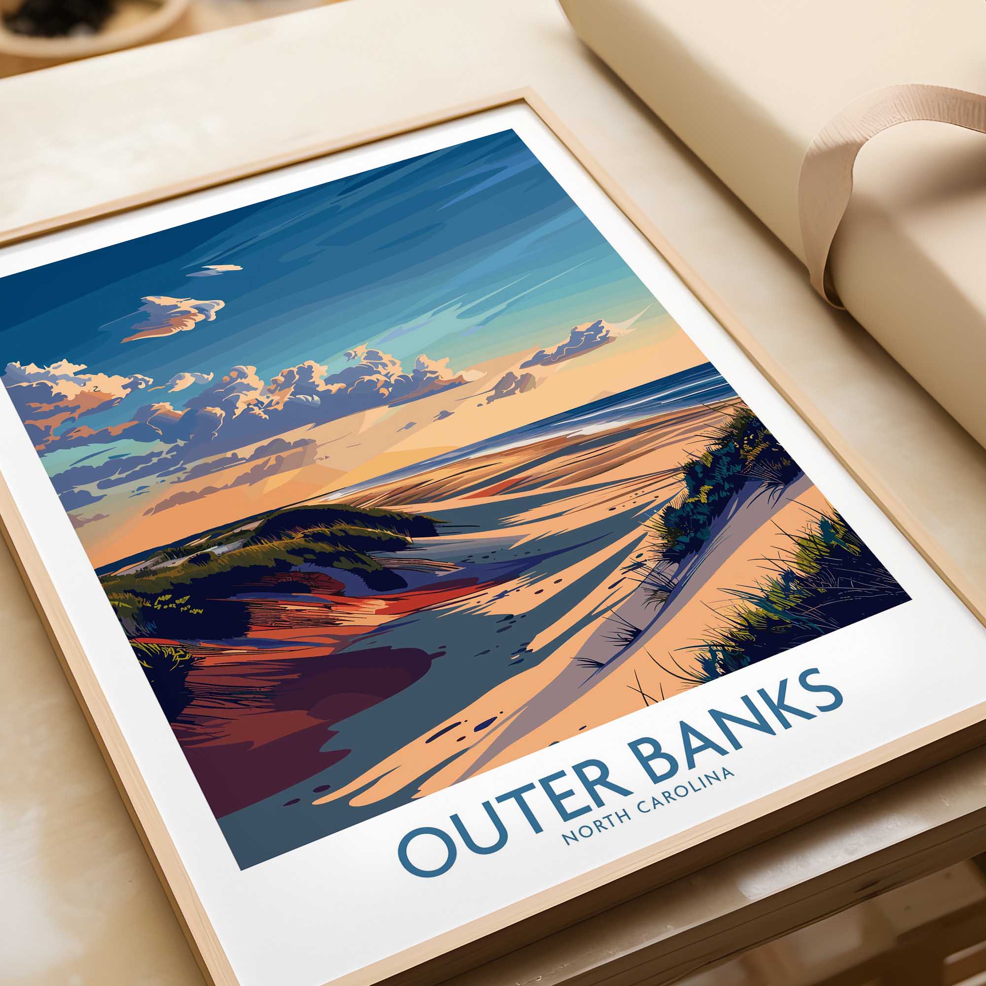 Outer Banks Wall Art Print-This Art World