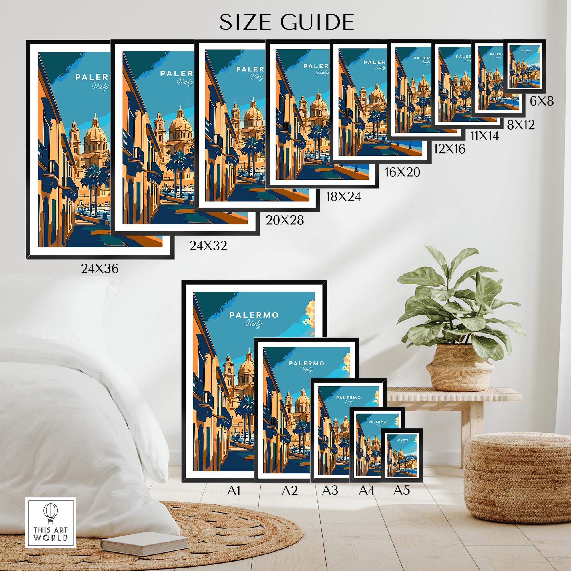 Palermo Poster Print