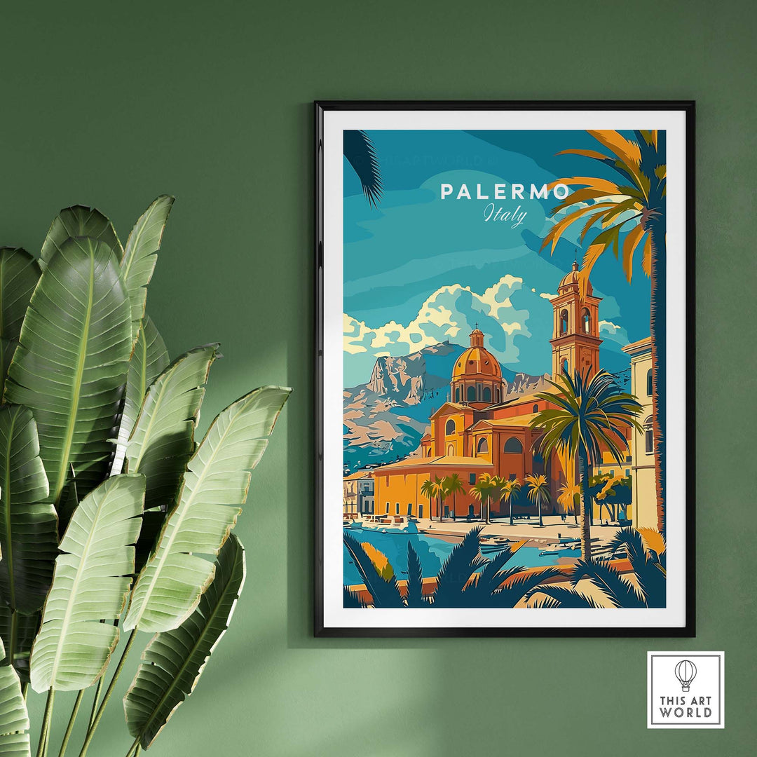 Palermo Travel Poster