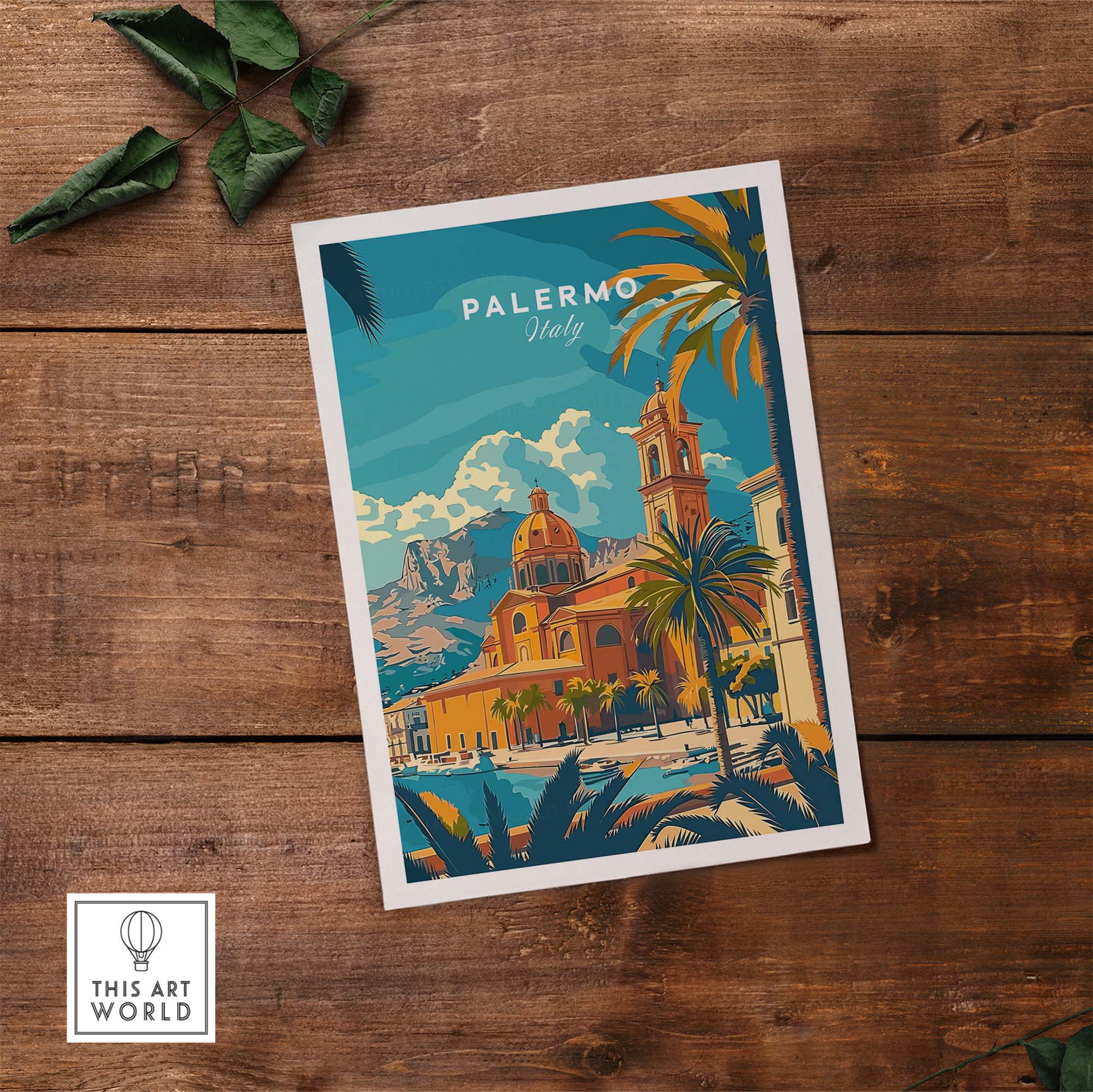 Palermo Travel Poster