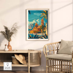 Palermo Travel Poster