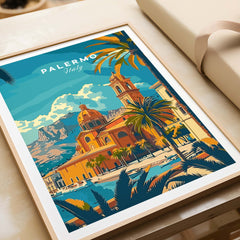 Palermo Travel Poster