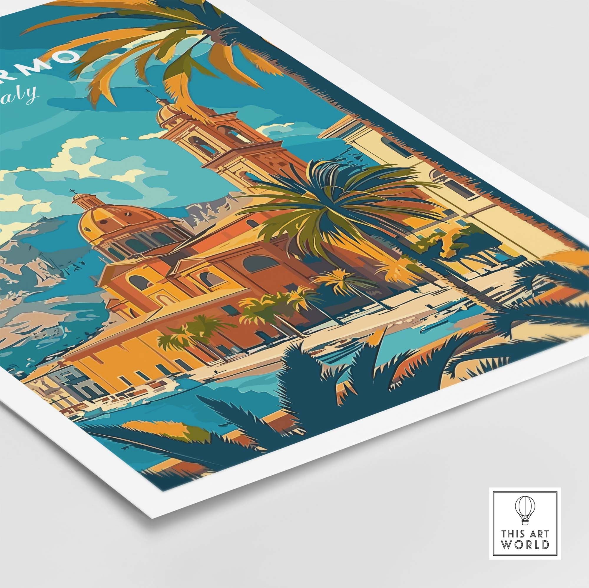 Palermo Travel Poster