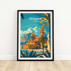 Palermo Travel Poster