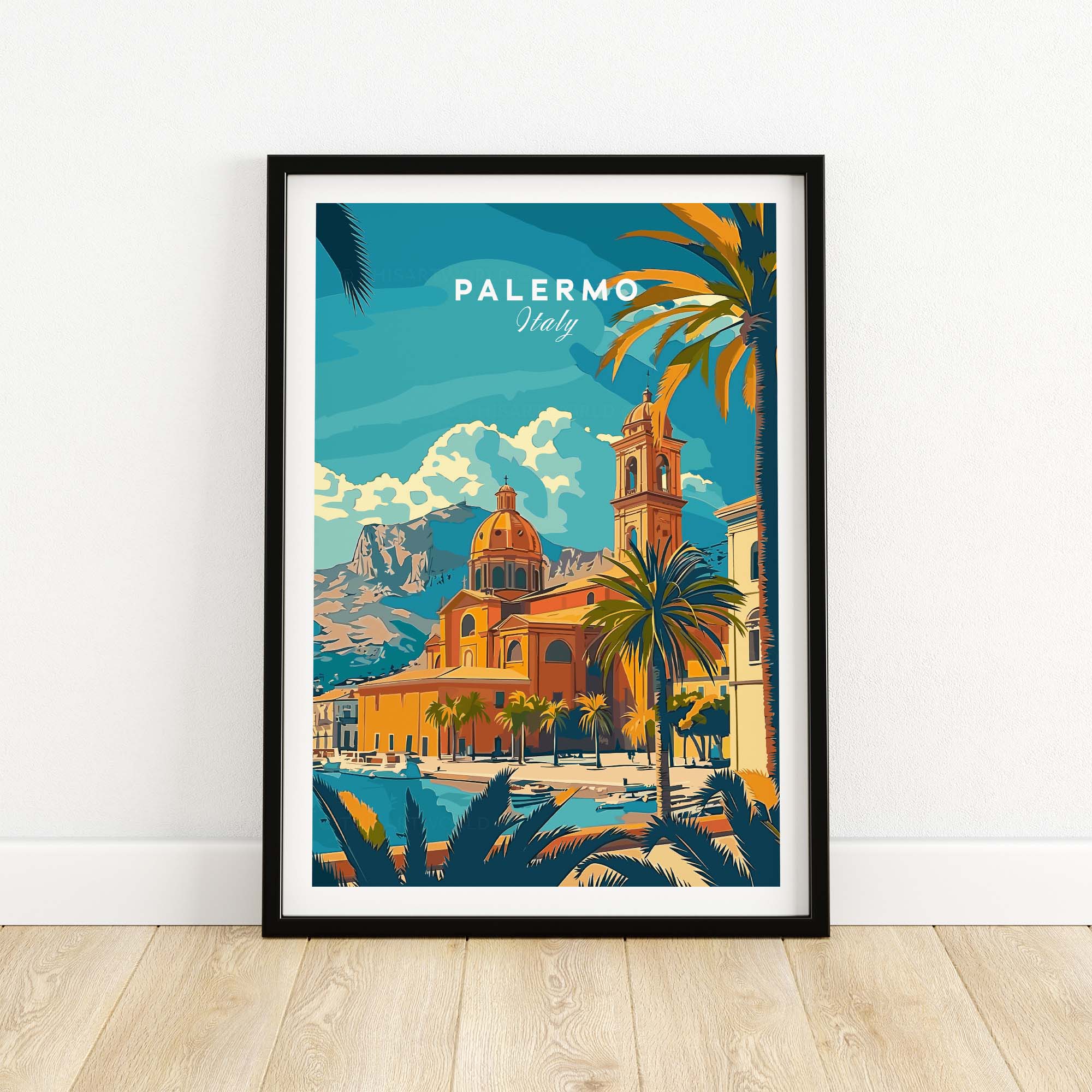 Palermo Travel Poster
