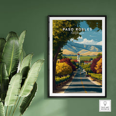 Paso Robles Print | California Home Decor showcases serene landscapes and vineyards of Paso Robles.