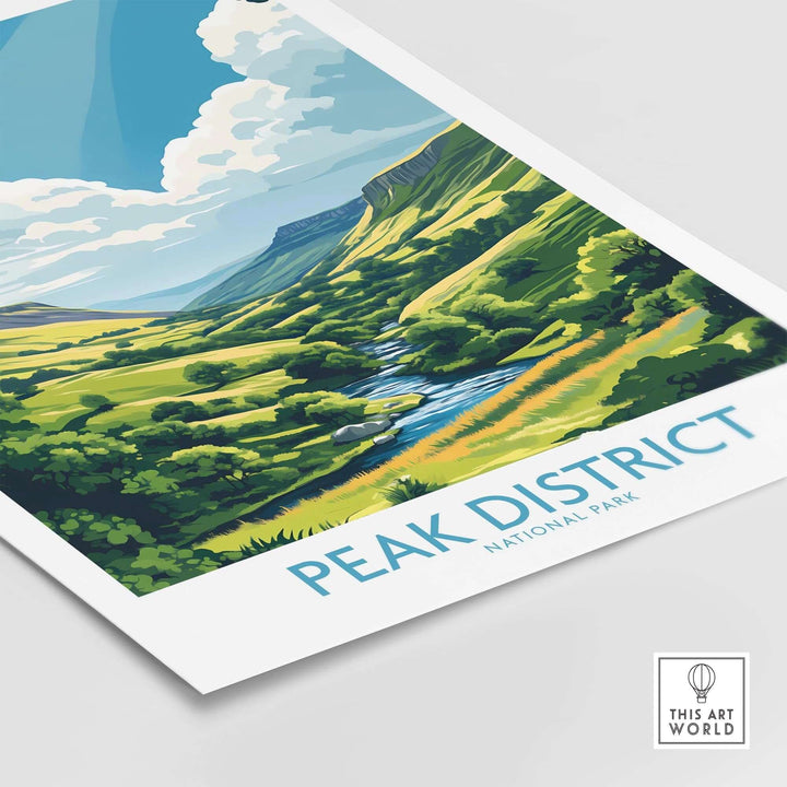 Peak District Travel Poster