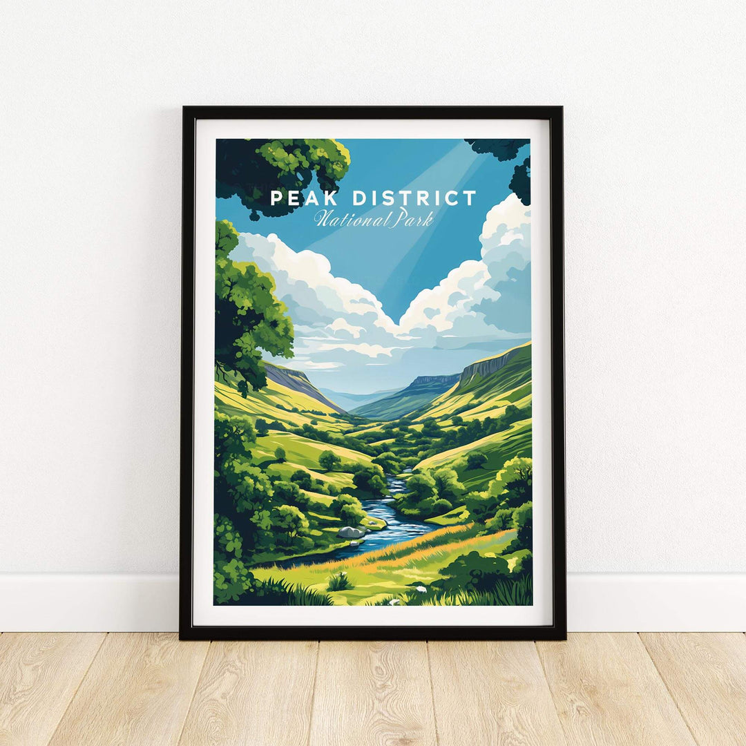 Peak District Travel Print