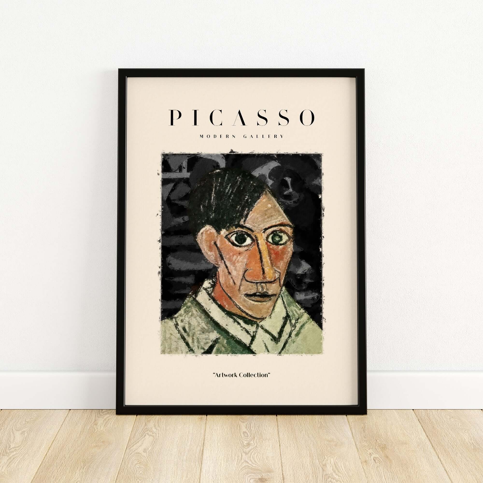 Picasso Man Portrait Cubist Style Art Print Modern Gallery Artwork Poster Wall Decor