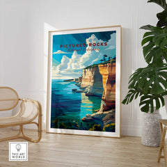 Pictured Rocks Poster-This Art World