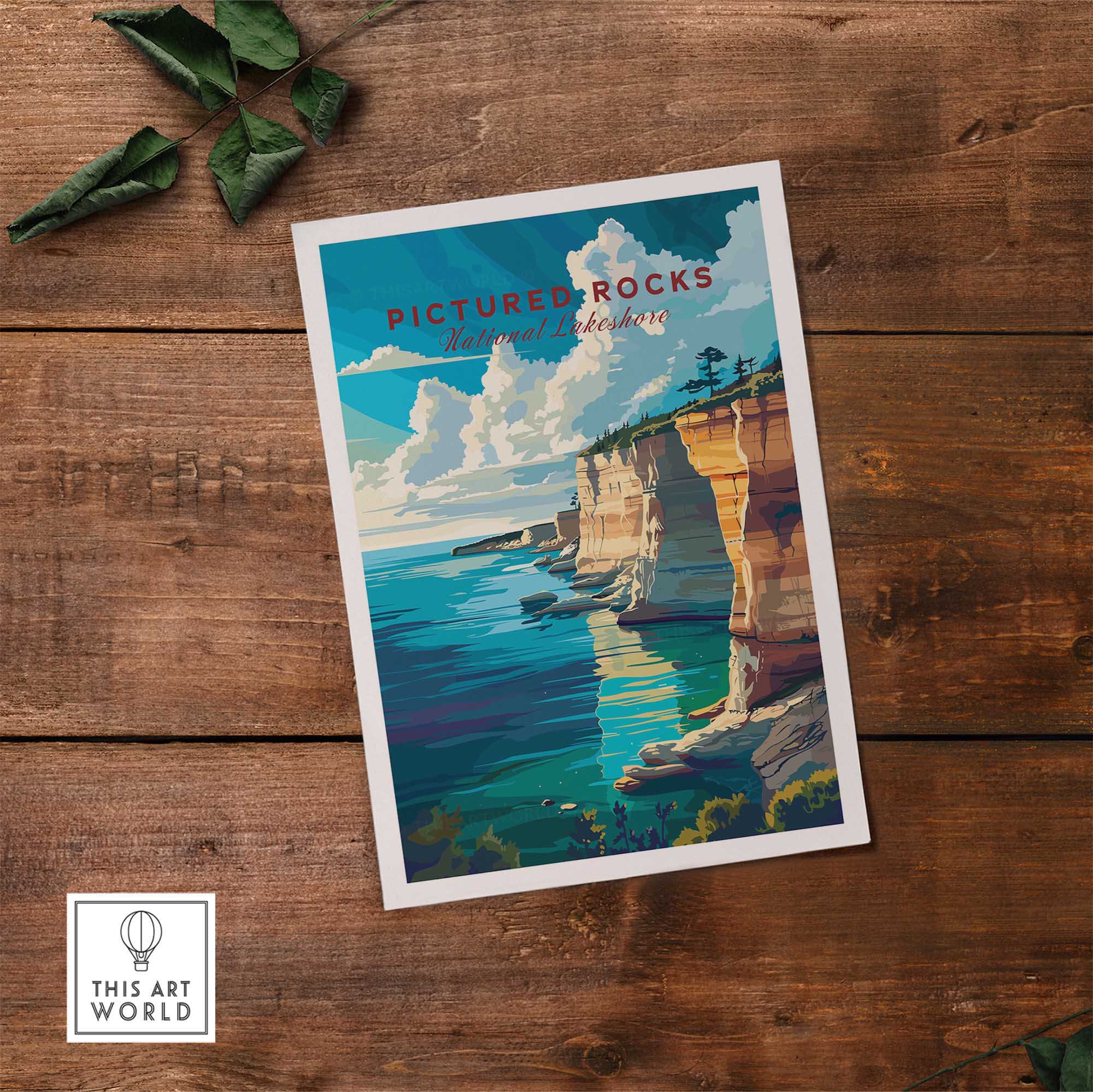 Pictured Rocks Poster-This Art World