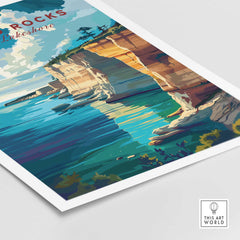 Pictured Rocks Poster-This Art World