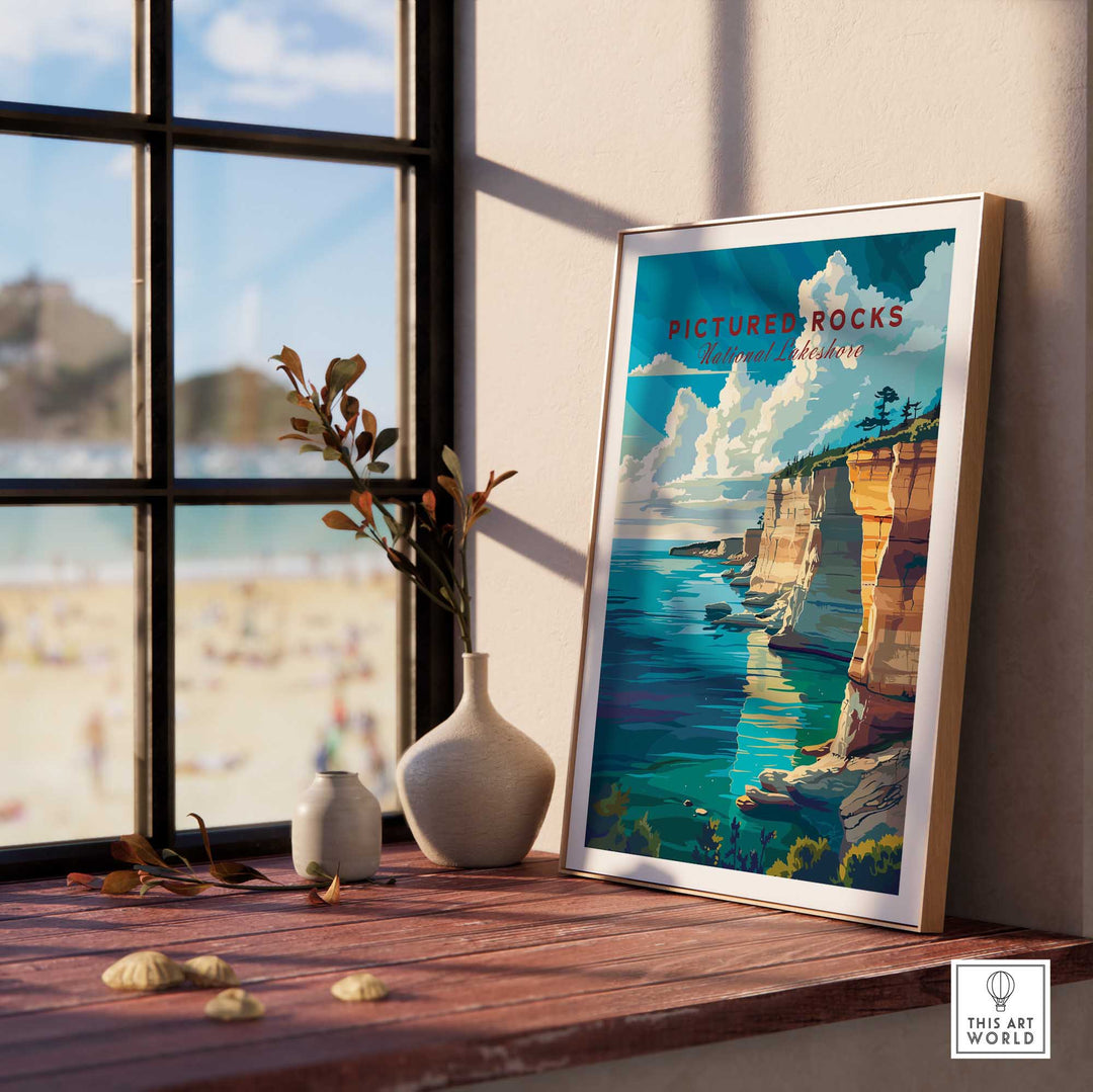 Pictured Rocks Poster-This Art World