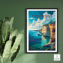 Pictured Rocks Poster-This Art World