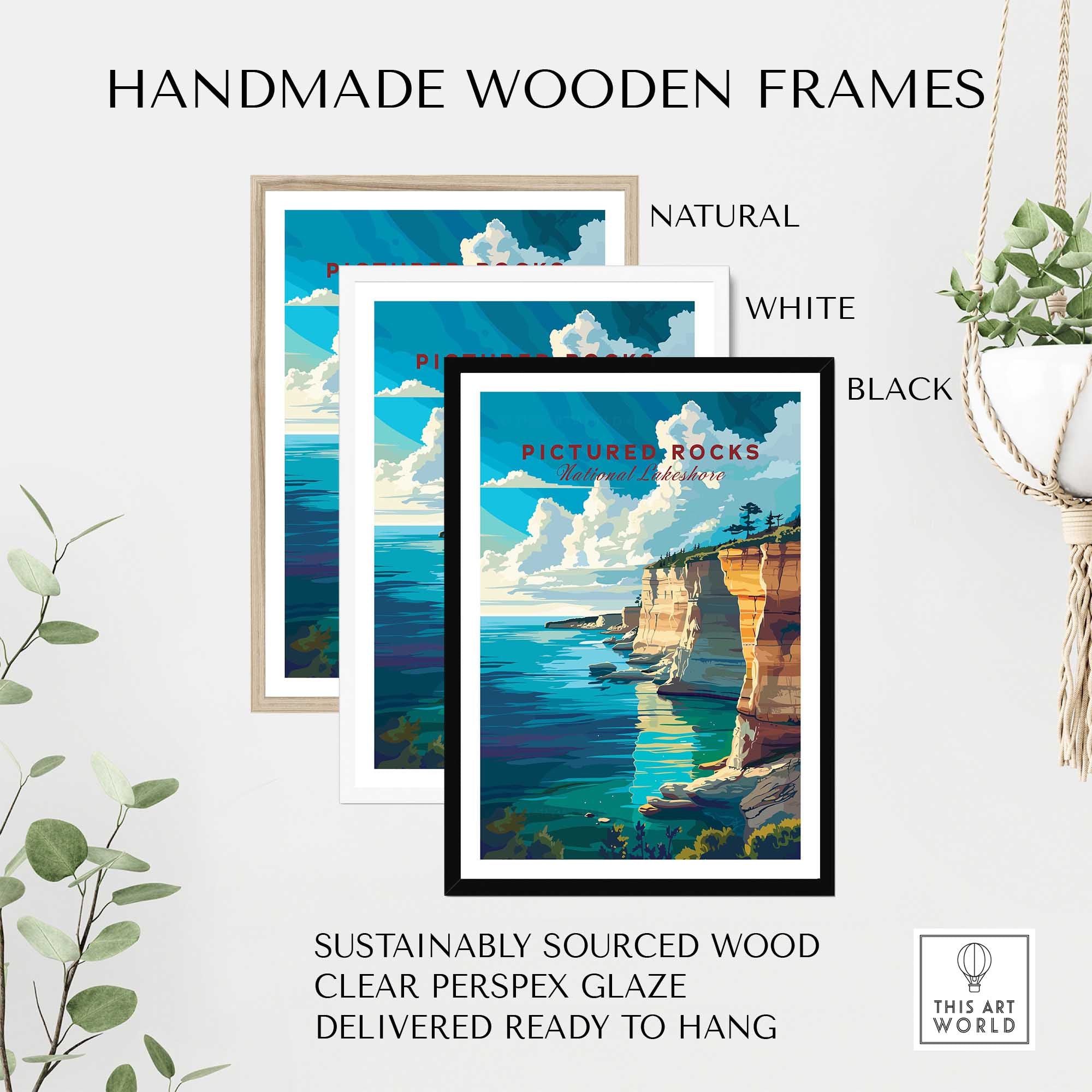 Pictured Rocks Poster-This Art World