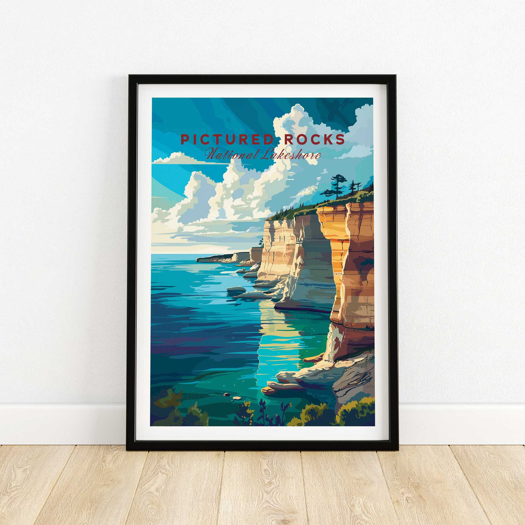 Pictured Rocks Poster-This Art World