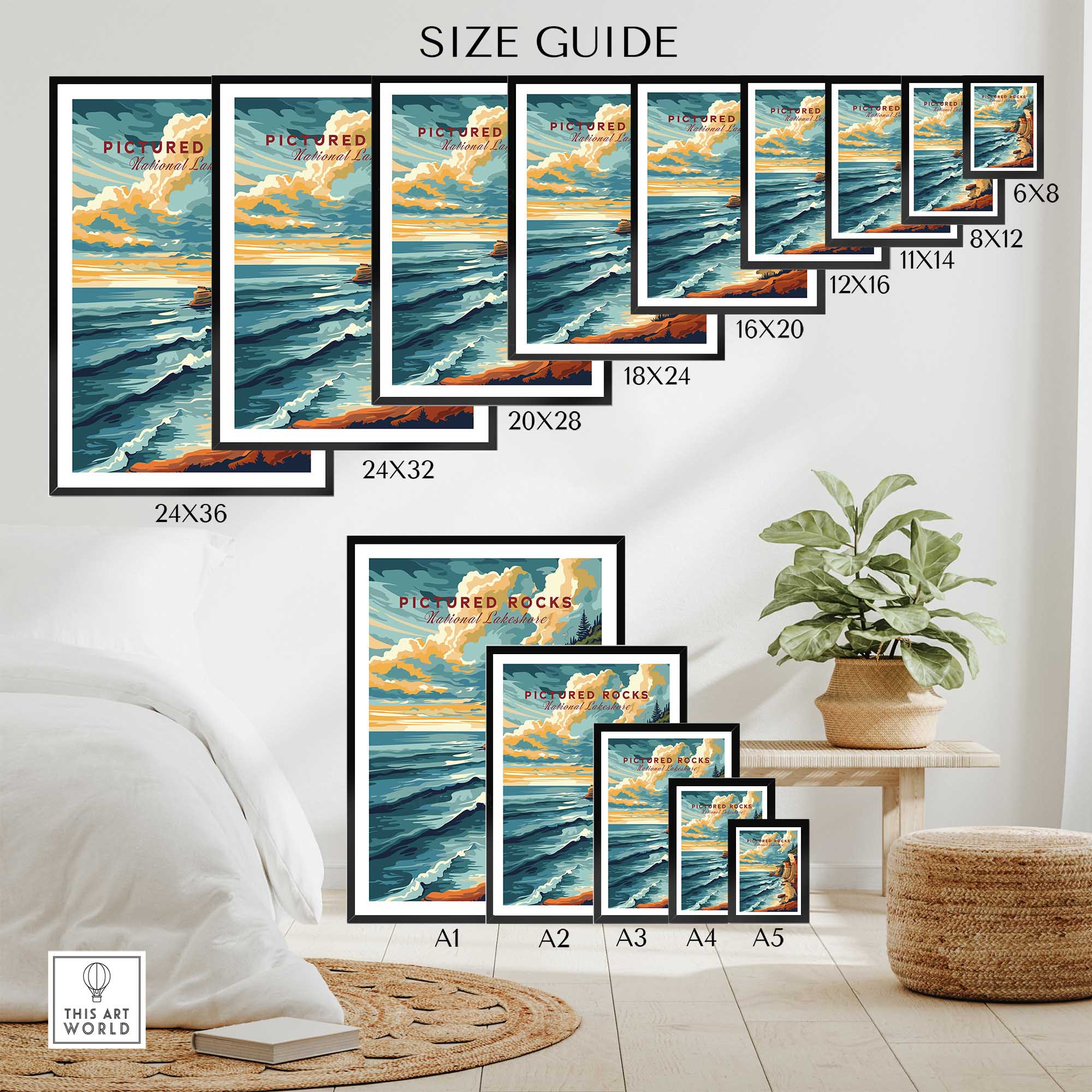 Pictured Rocks Print - National Lakeshore-This Art World